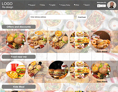 (Food Website) My first project, please evaluate it ♥