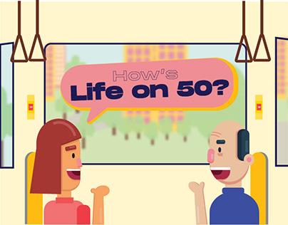 life on 50 | creative direction campaign