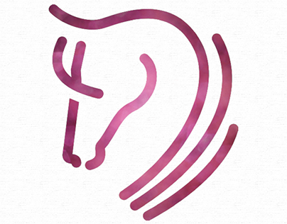 Sweep of Mane Horse Head Logo