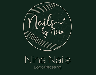 Nina Vuković Nails logo redesing