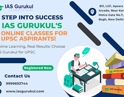 Step Into Success: IAS Gurukul's Online Classes