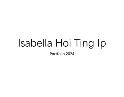 Isabella Ip- University of Hertfordshire portfolio