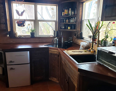Aimee's Tiny Home Kitchen Addition