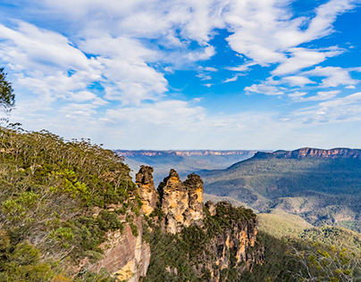 The Three Sisters - Sandstone Rock Formation