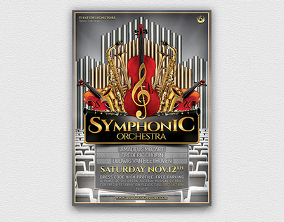 Symphonic Orchestra Flyer Template V1
