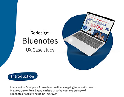 Bluenotes - UX Case study
