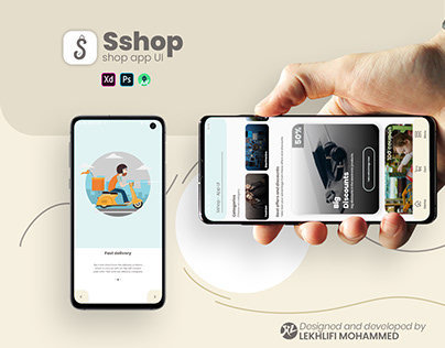 Sshop - shop app, UI/UX mobile app design