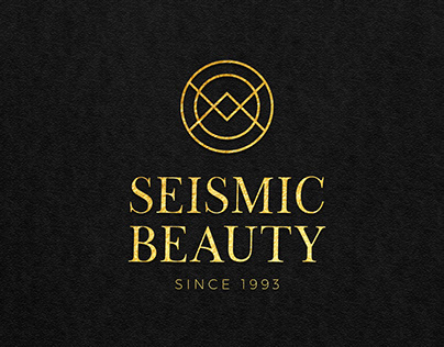 SEISMIC BEAUTY SINCE 1993 Logo Design
