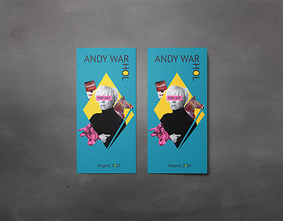 Andy Warhol Art Exhibition Brochure