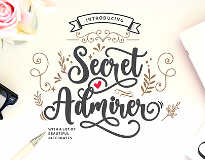 Secret Admirer | a Font
