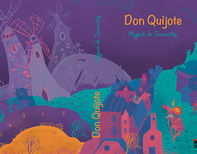 Ilustrație de carte: Don Quijote, Miguel de La Mancha