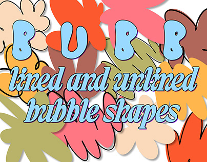 BUBB | lined/unlined shapes for graphic design