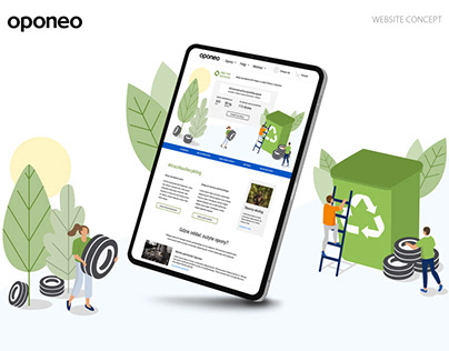 OPONEO - website concept