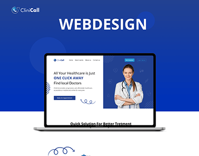 CliniCall Website Design