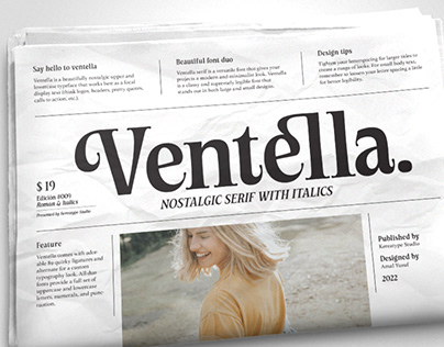 Ventella | Nostalgic Serif Font