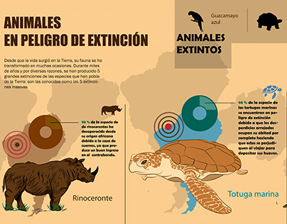 Infografía - Animales en peligro de extinción