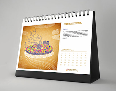 Calendar Design For ICICI Private Banking