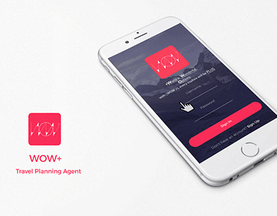 WOW+ Travel App UX Design