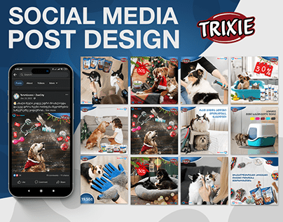 Social media post design for TRIXIE