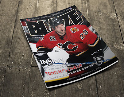 Magazine - Calgary Flames Blaze Magazine 2