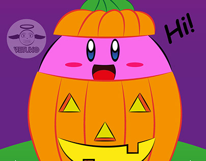 Kirby Calabaza de Halloween