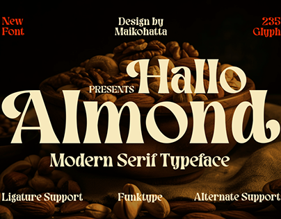 Almond - Modern Serif Typeface