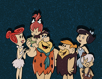 Flintstones- Illustration and animation