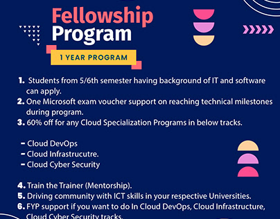 Fellowship program poster