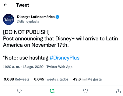 Disney+ | Social Leak
