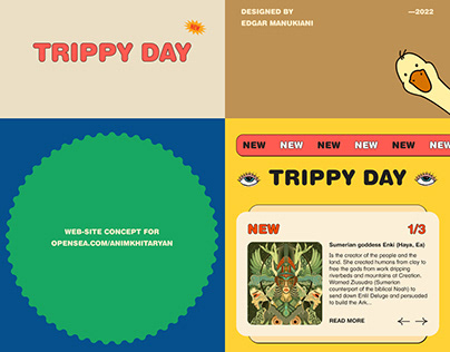 Trippy Day - website concept