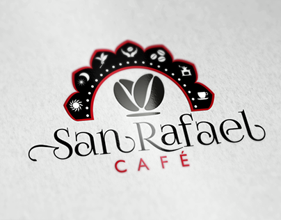 Logotipo "San Rafael café"