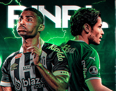 Santos VS Palmeiras - Final Paulistão 2024 | Artwork