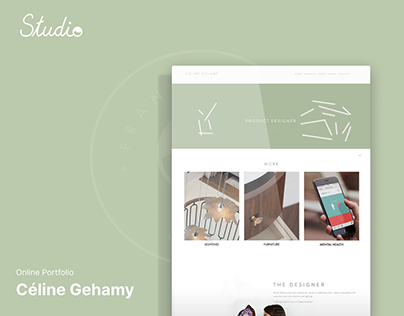 Branding & Web design - Céline Gehamy