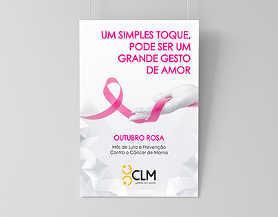 Banner Outubro Rosa - CLM Gestão em Saúde