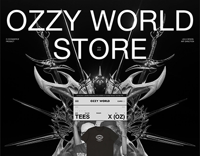 Project thumbnail - OZZY WORLD / E-COMERCE PROGECT