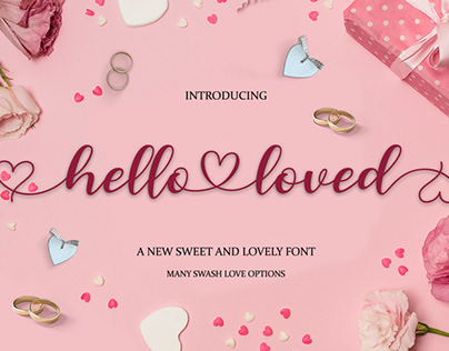 Hello Loved - Lovely Font