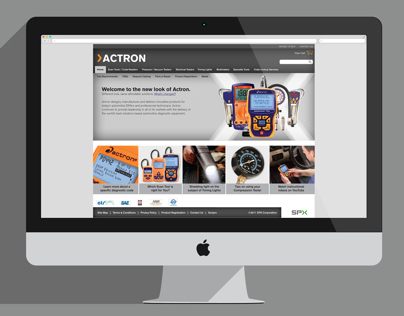 Actron Website redesign