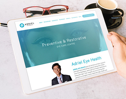 Adriel Eye Health Website