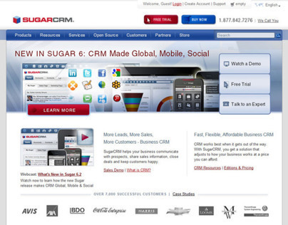 SugarCRM.com (08/2011)