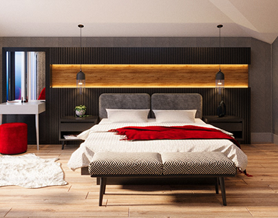 Project thumbnail - GMK Contemporary Bedroom Design