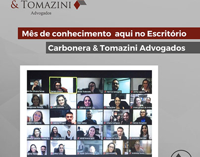 Campanha Mês de Conhecimento - Carbonera & Tomazini Adv
