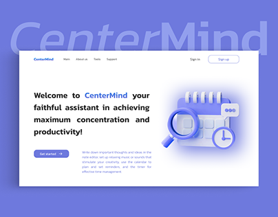 CenterMind - Tools to focus your work