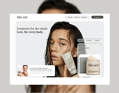 Skin Care Website (Landing Page)