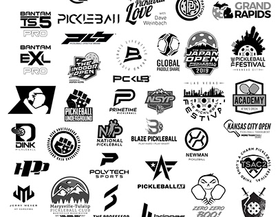 Pickleball Logo Collection Updated 2022