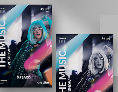 Event Music & After Party Flyer Template (PSD)