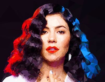 Polygon Art: Marina and the Diamonds