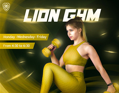 Lion Gym I Social Media Designs