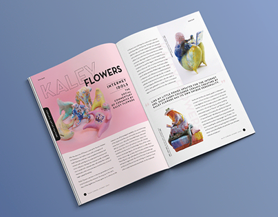 Kaley Flowers Editorial Design Concept