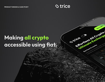 Trice. Cryptocurrency Exchange. Product Design