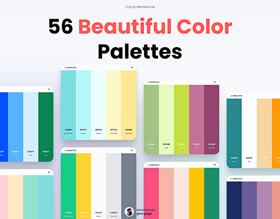 56 Beautiful Color Palettes For Your Next Design